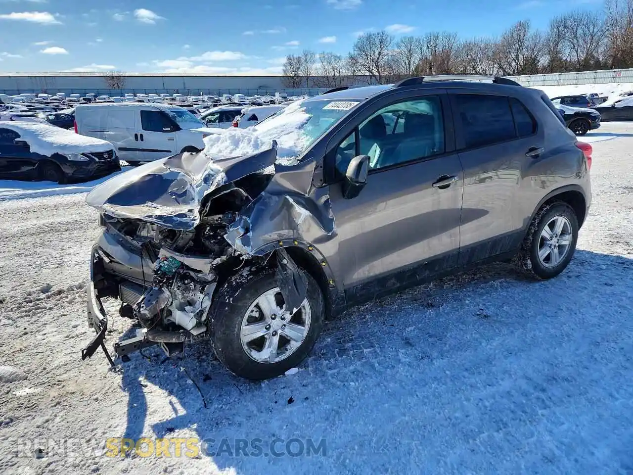 1 Photograph of a damaged car KL7CJLSB7MB334186 CHEVROLET TRAX 2021
