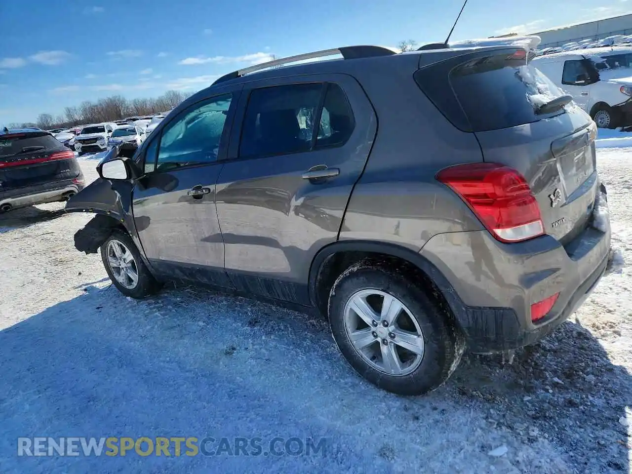 2 Photograph of a damaged car KL7CJLSB7MB334186 CHEVROLET TRAX 2021