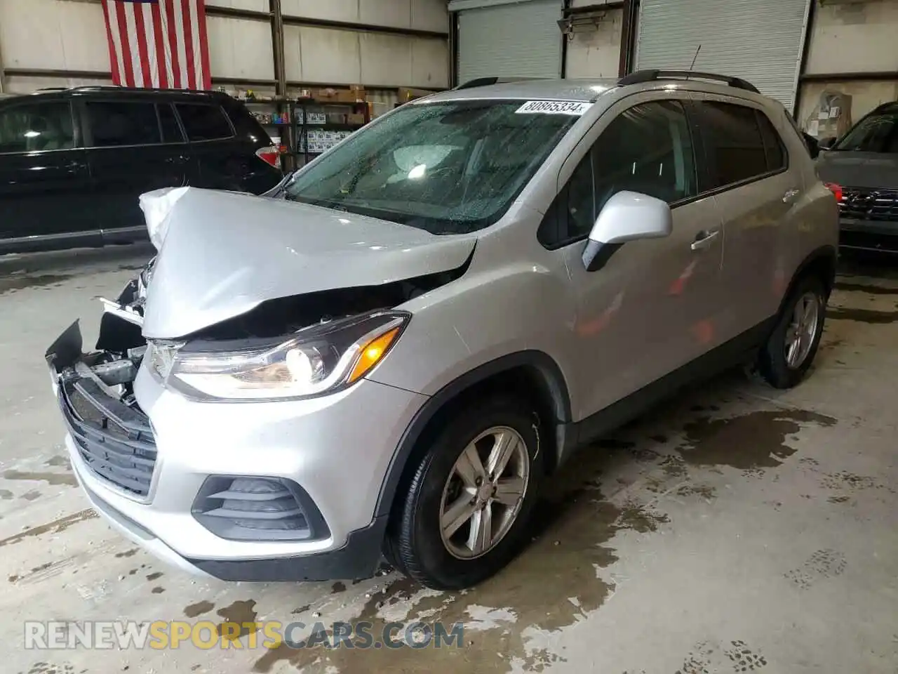 1 Photograph of a damaged car KL7CJLSB7MB339856 CHEVROLET TRAX 2021