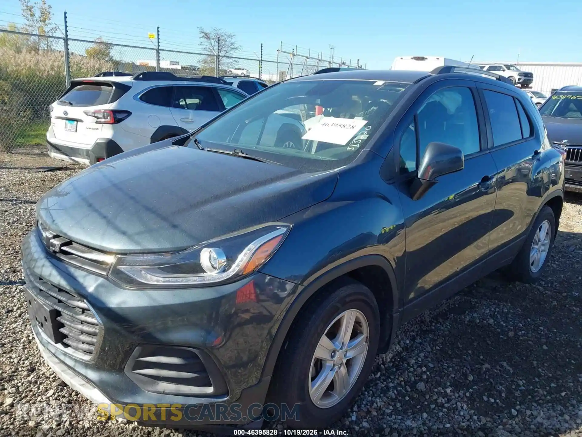 2 Photograph of a damaged car KL7CJLSB8MB313220 CHEVROLET TRAX 2021