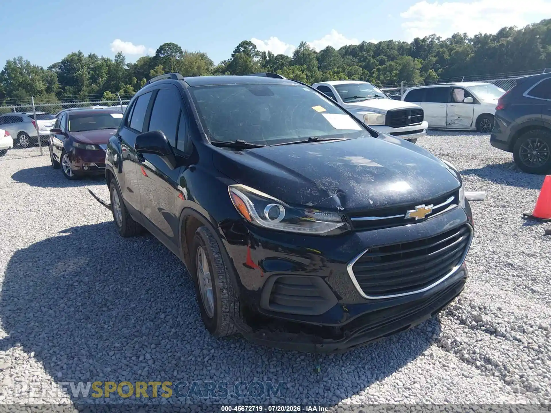 1 Фотография поврежденного автомобиля KL7CJLSB8MB318479 CHEVROLET TRAX 2021