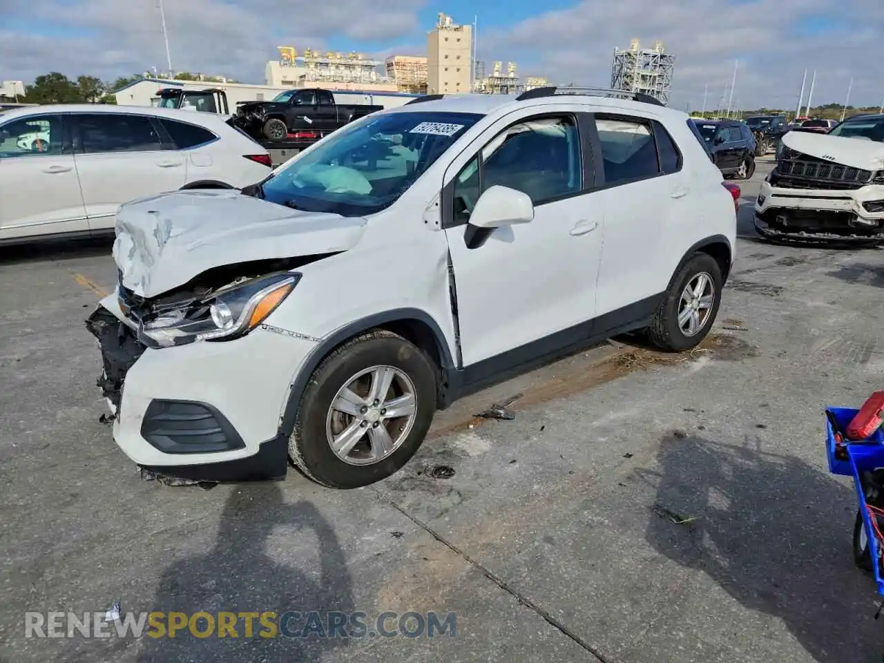 1 Photograph of a damaged car KL7CJLSB9MB311847 CHEVROLET TRAX 2021