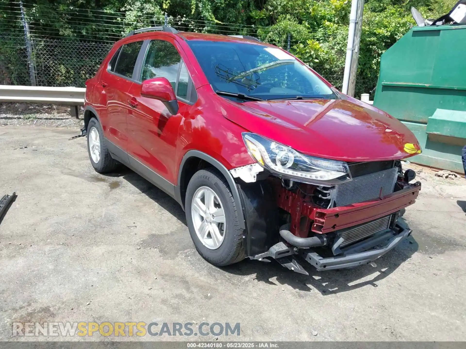 1 fotografías del automóvil dañado KL7CJLSB9MB329555 CHEVROLET TRAX 2021
