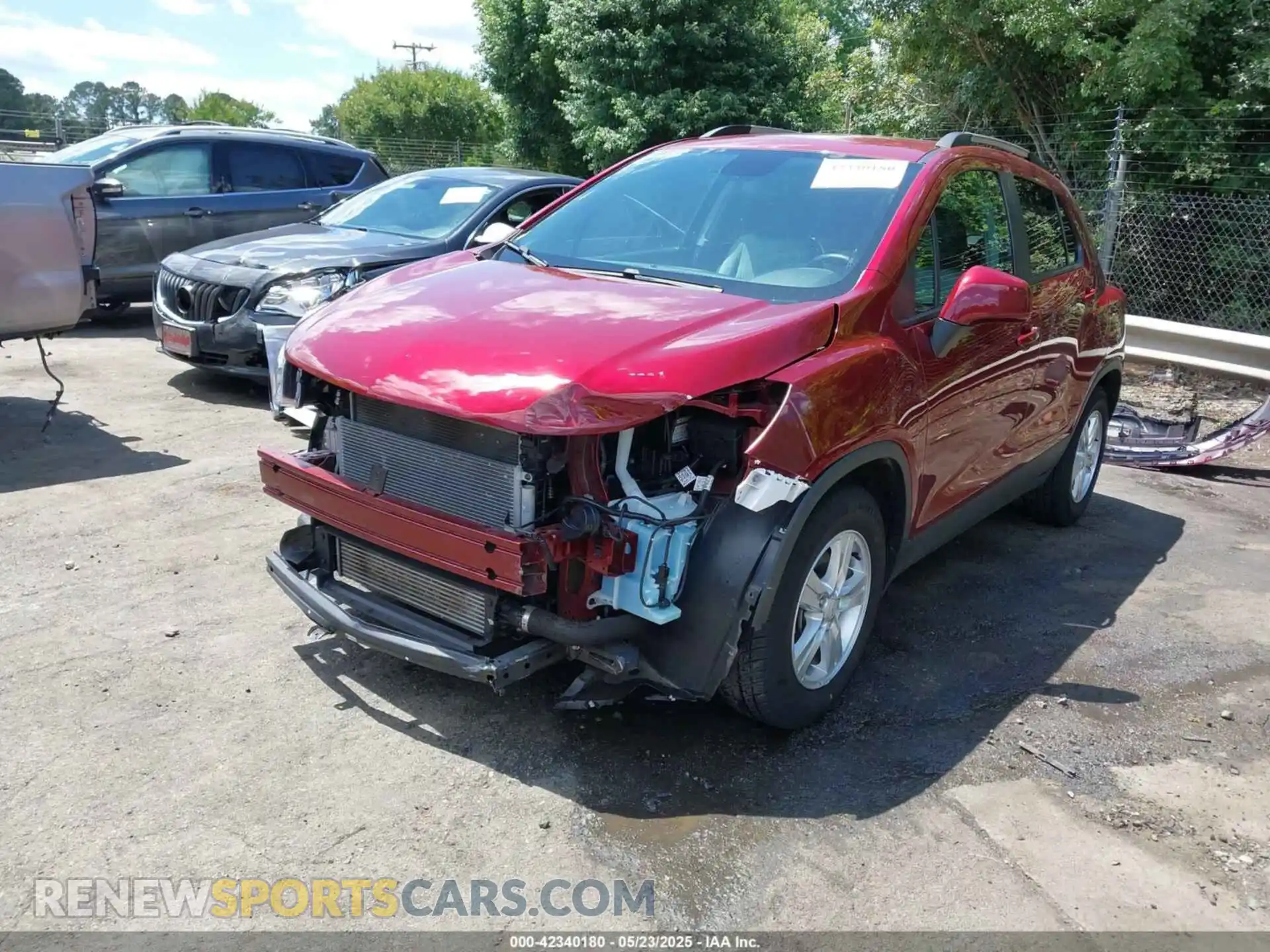 2 fotografías del automóvil dañado KL7CJLSB9MB329555 CHEVROLET TRAX 2021