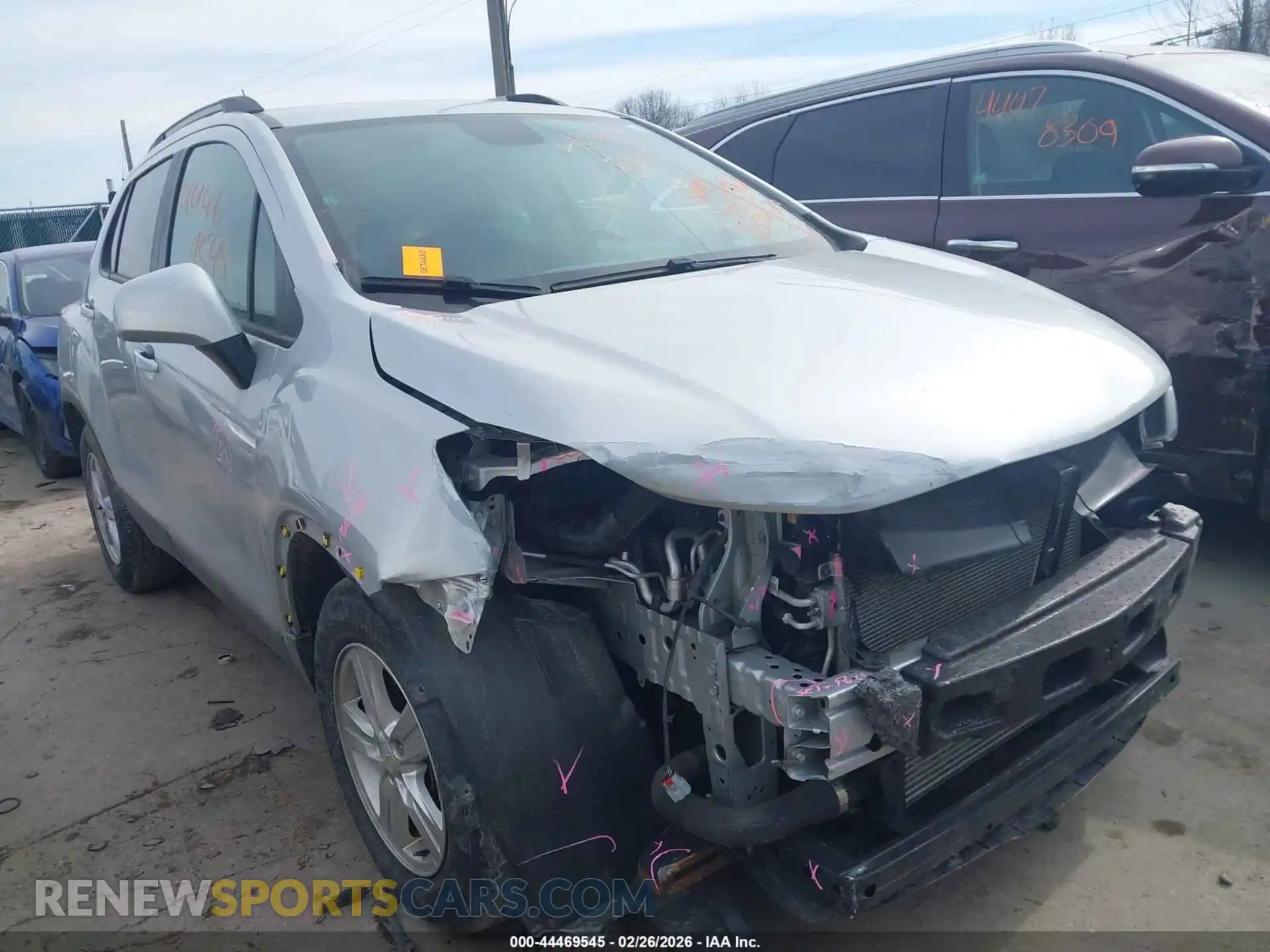 1 fotografías del automóvil dañado KL7CJLSBXMB311016 CHEVROLET TRAX 2021