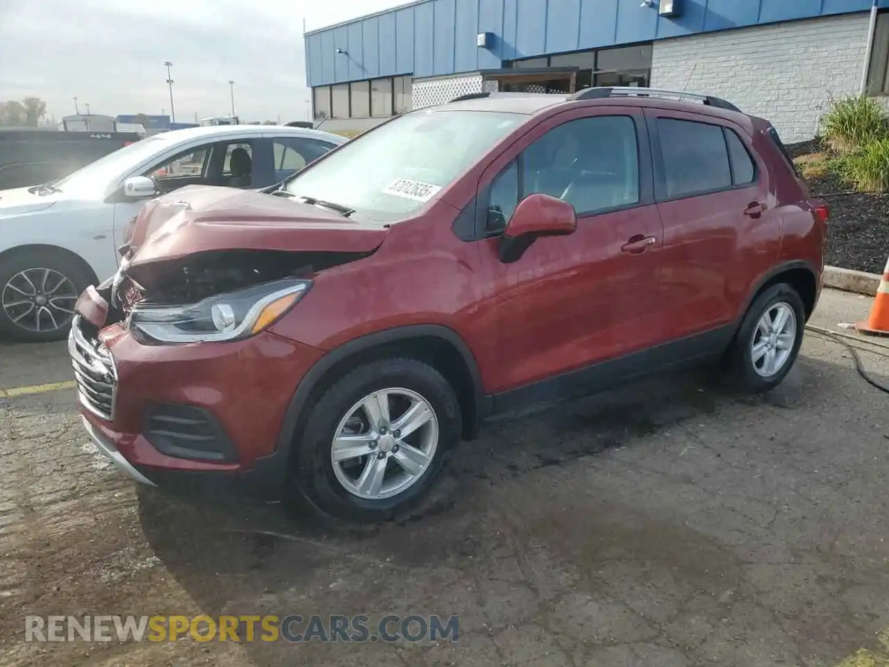 1 Photograph of a damaged car KL7CJLSBXMB320170 CHEVROLET TRAX 2021