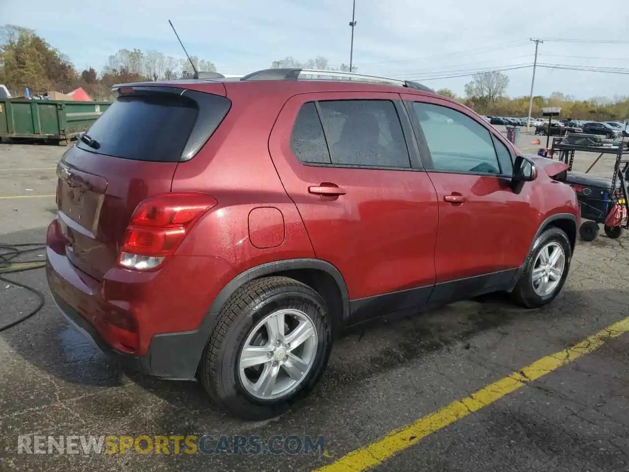 3 Photograph of a damaged car KL7CJLSBXMB320170 CHEVROLET TRAX 2021