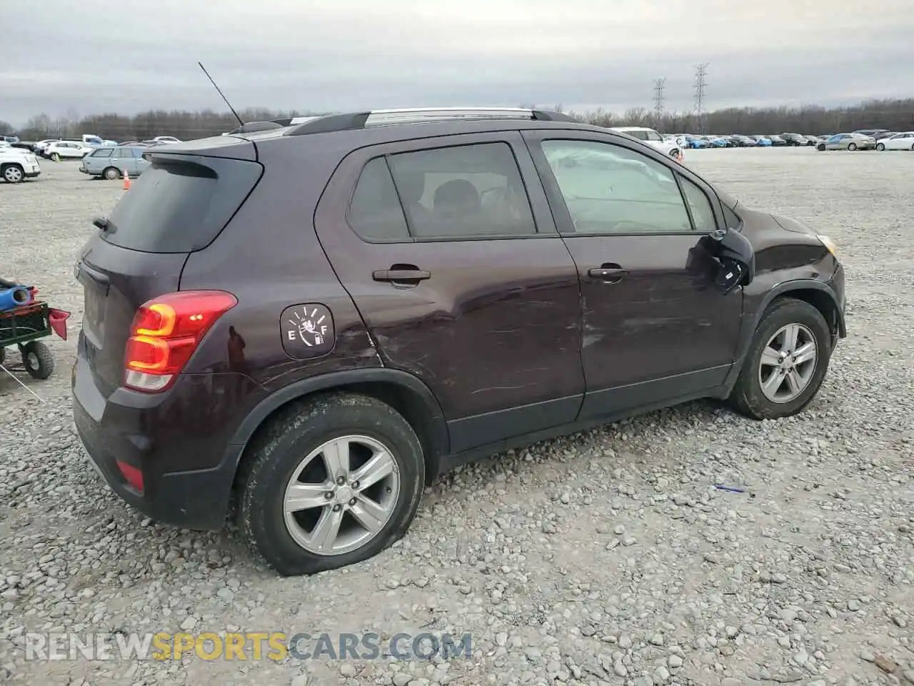 3 Photograph of a damaged car KL7CJLSM1MB370568 CHEVROLET TRAX 2021