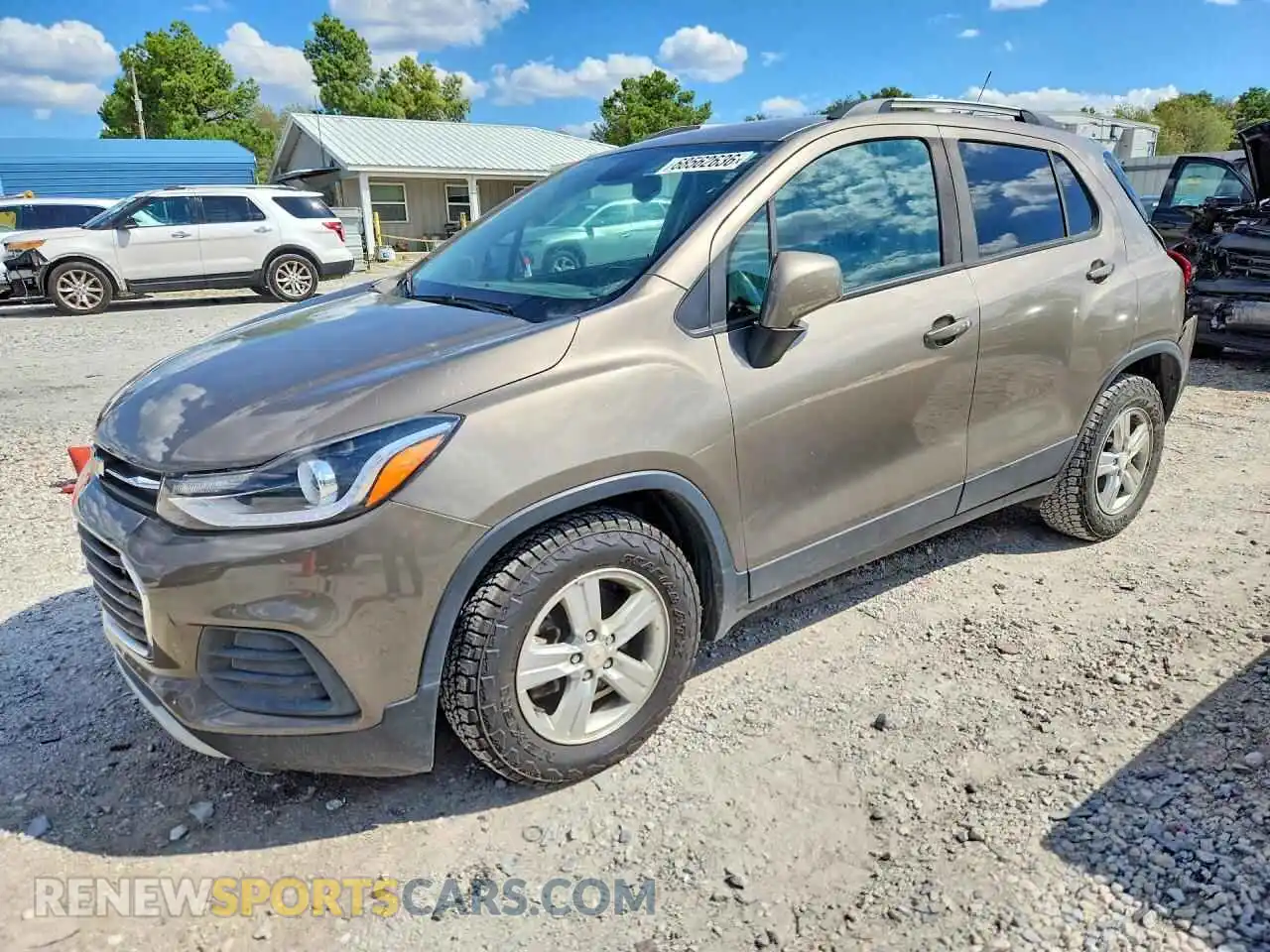 1 Photograph of a damaged car KL7CJLSM4MB370869 CHEVROLET TRAX 2021