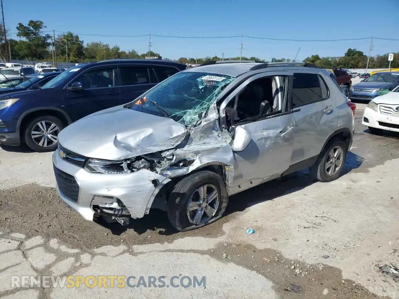 1 Фотография поврежденного автомобиля KL7CJLSM5MB368287 CHEVROLET TRAX 2021