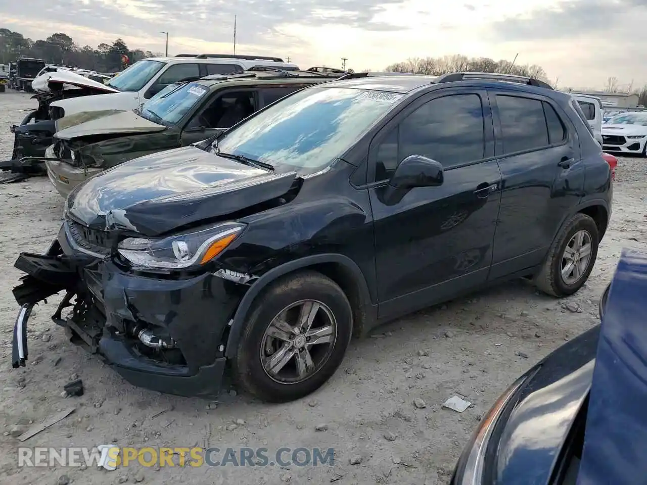 1 Photograph of a damaged car KL7CJLSM6MB368329 CHEVROLET TRAX 2021