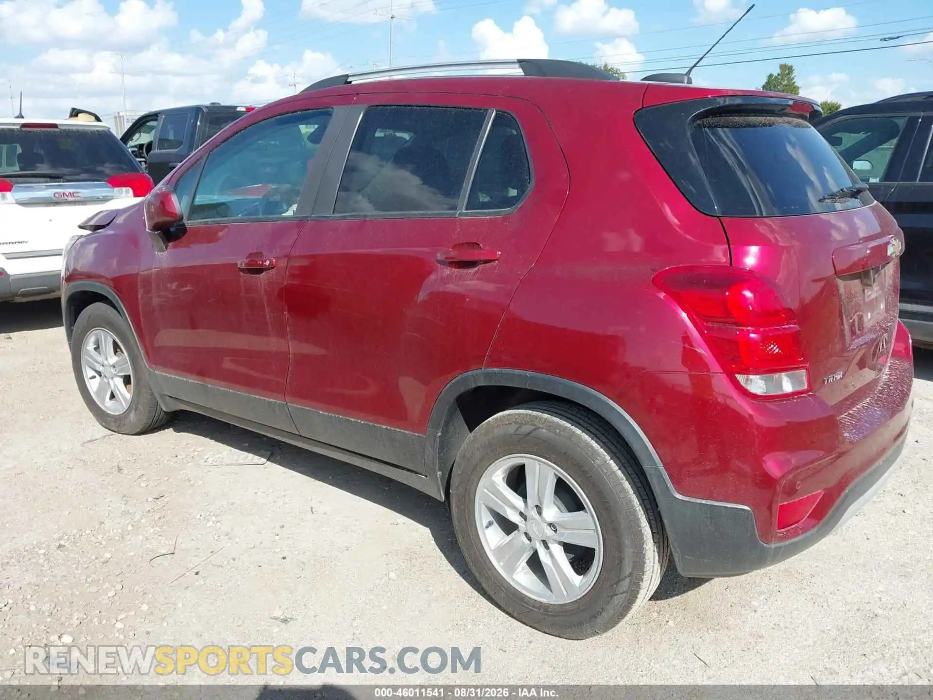 3 Photograph of a damaged car KL7CJLSM6MB376673 CHEVROLET TRAX 2021