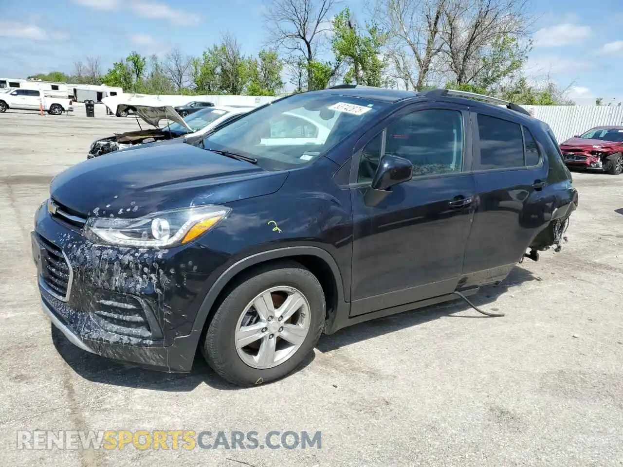 1 Photograph of a damaged car KL7CJLSM8MB377016 CHEVROLET TRAX 2021