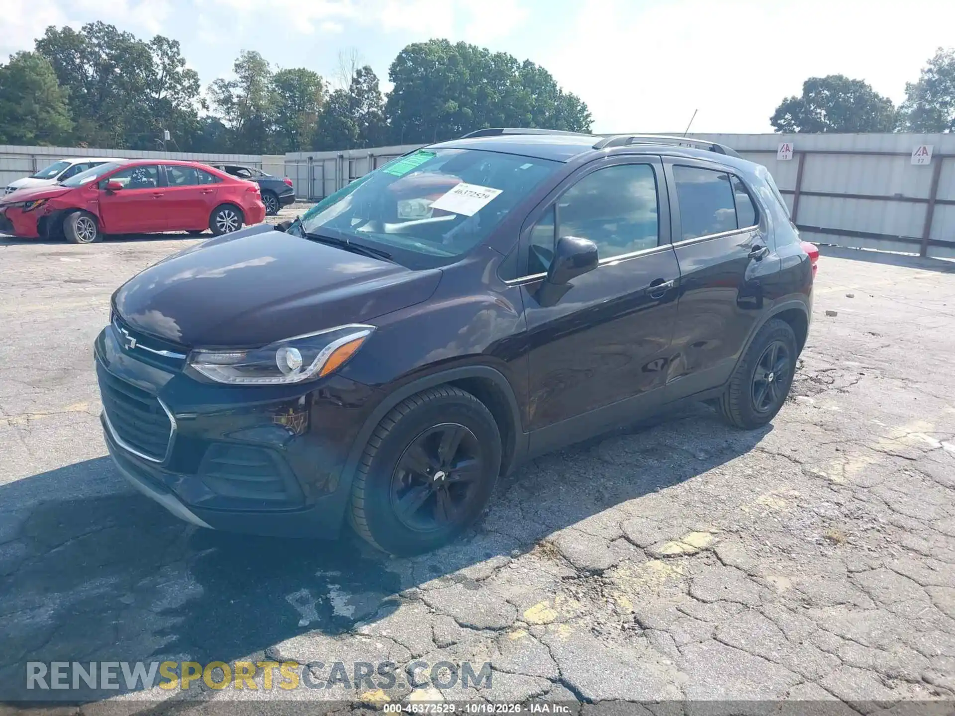 2 Photograph of a damaged car KL7CJLSM9MB372956 CHEVROLET TRAX 2021