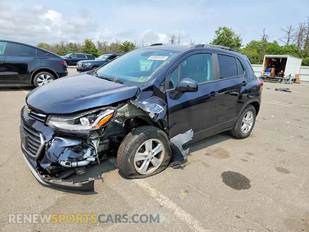 1 fotografías del automóvil dañado KL7CJLSM9MB377381 CHEVROLET TRAX 2021