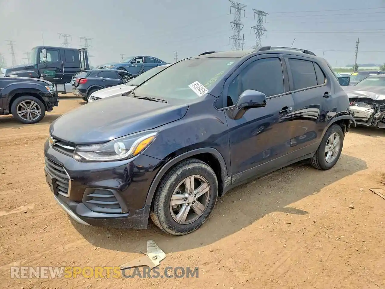 1 Photograph of a damaged car KL7CJLSMXMB377227 CHEVROLET TRAX 2021