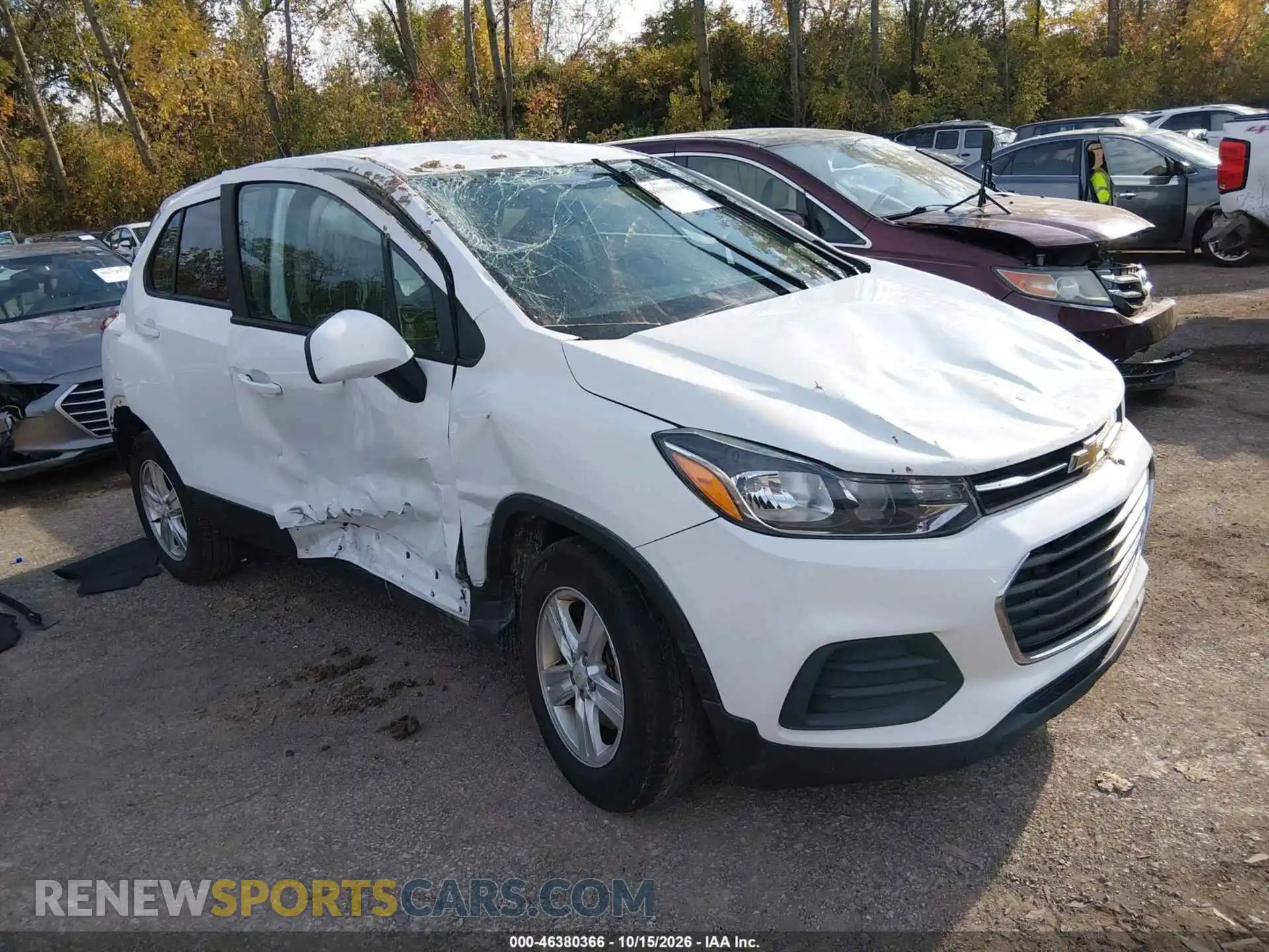 1 Photograph of a damaged car KL7CJNSB0MB304667 CHEVROLET TRAX 2021