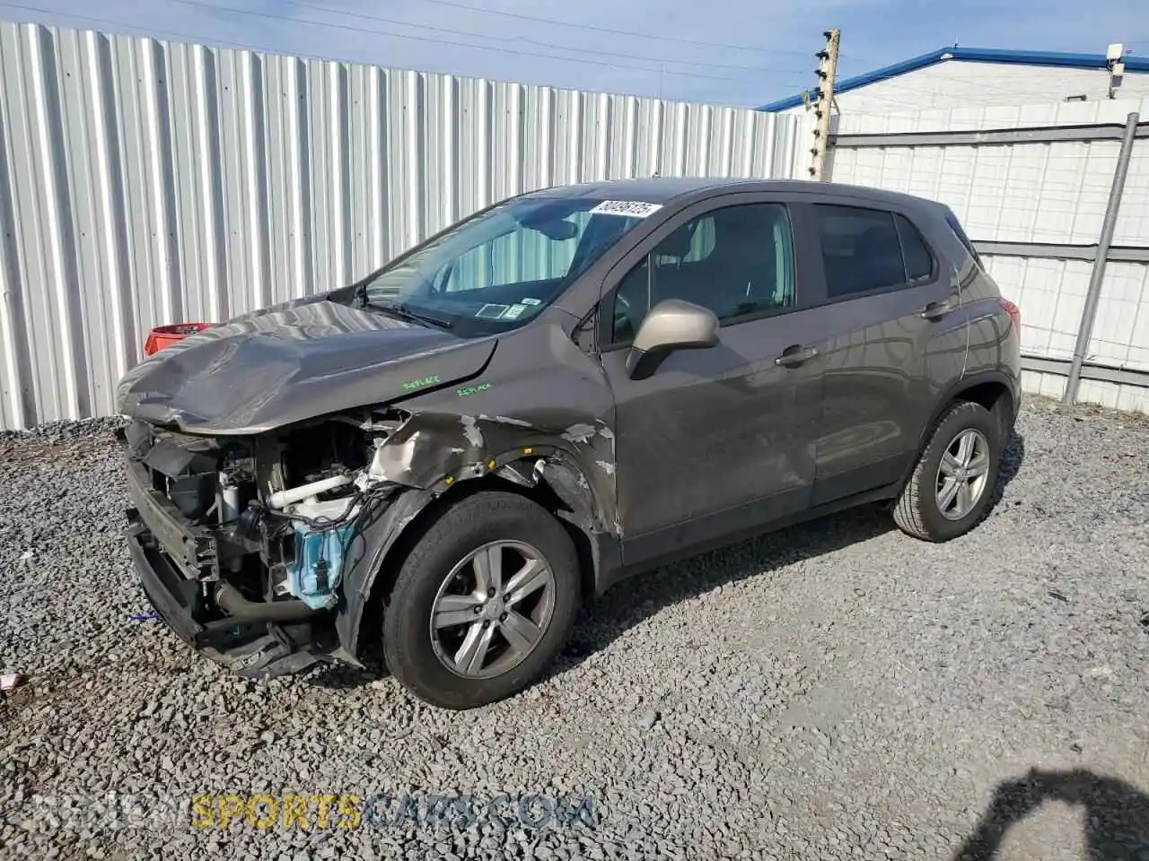 1 Photograph of a damaged car KL7CJNSB0MB351908 CHEVROLET TRAX 2021