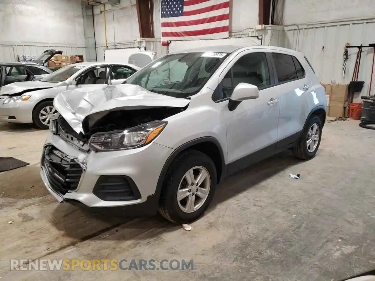 1 Photograph of a damaged car KL7CJNSB1MB301194 CHEVROLET TRAX 2021