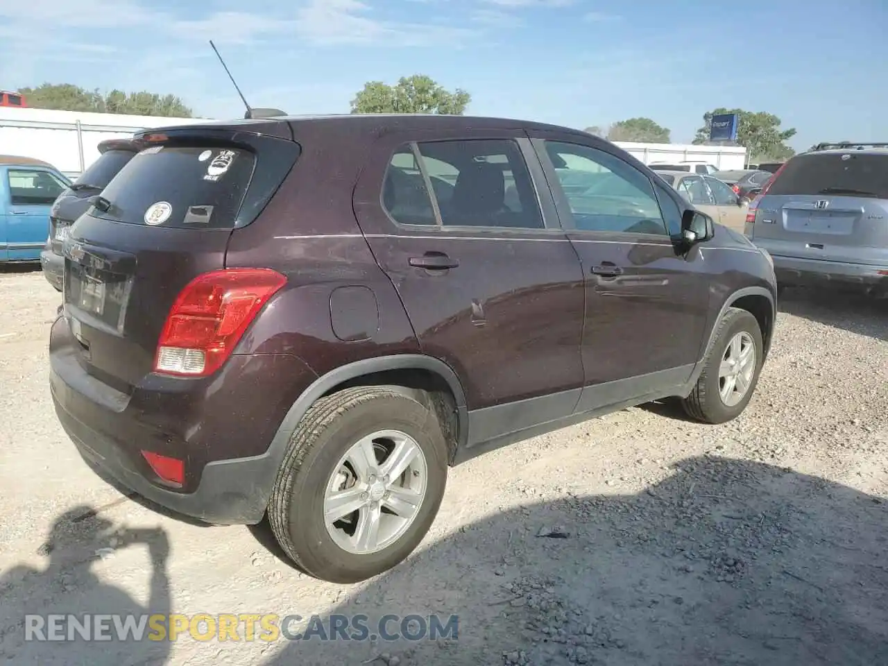 3 Photograph of a damaged car KL7CJNSB1MB354350 CHEVROLET TRAX 2021