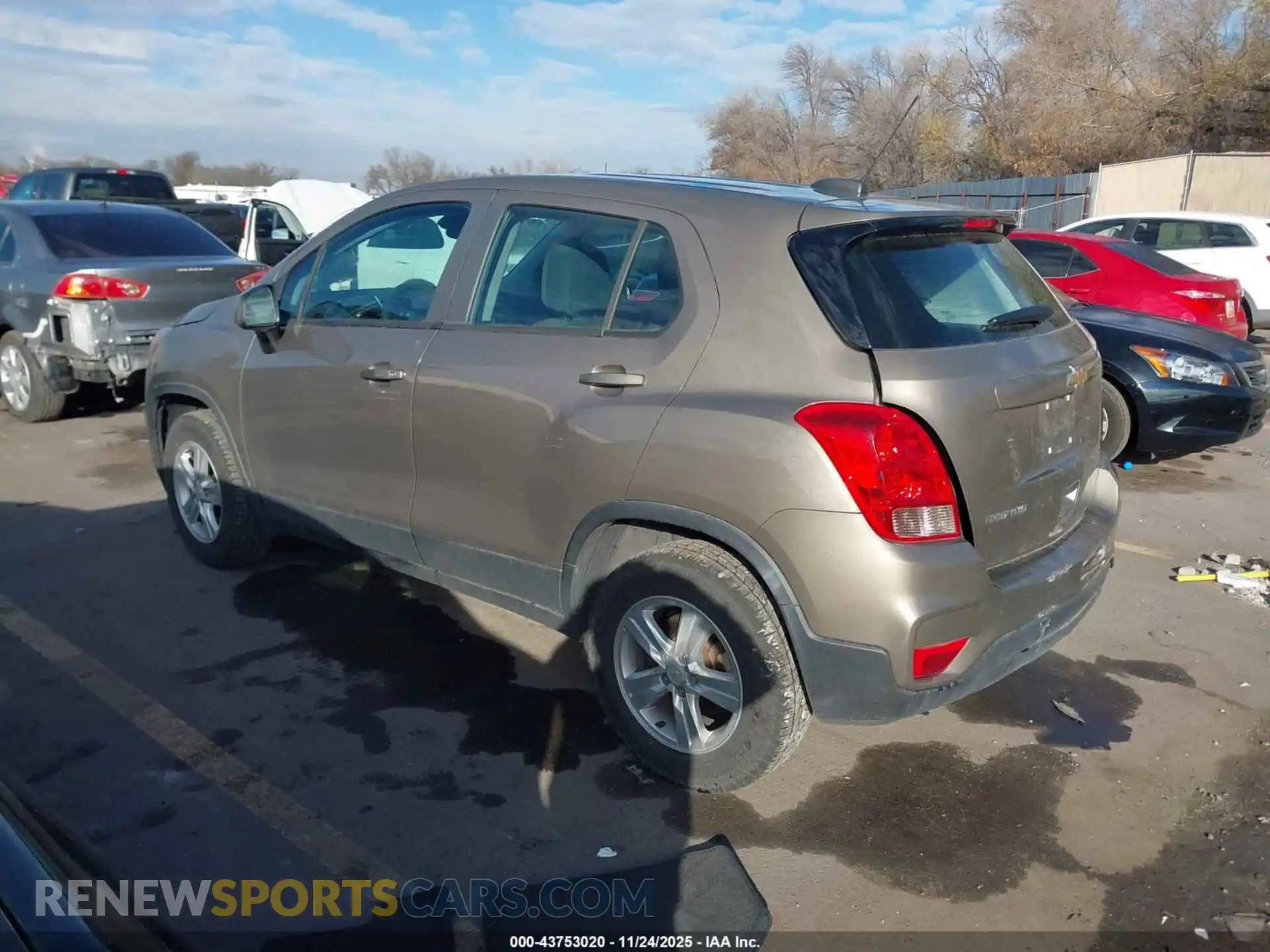 3 Photograph of a damaged car KL7CJNSB1MB358513 CHEVROLET TRAX 2021