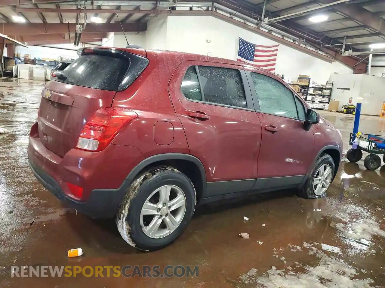 3 Фотография поврежденного автомобиля KL7CJNSB2MB354311 CHEVROLET TRAX 2021