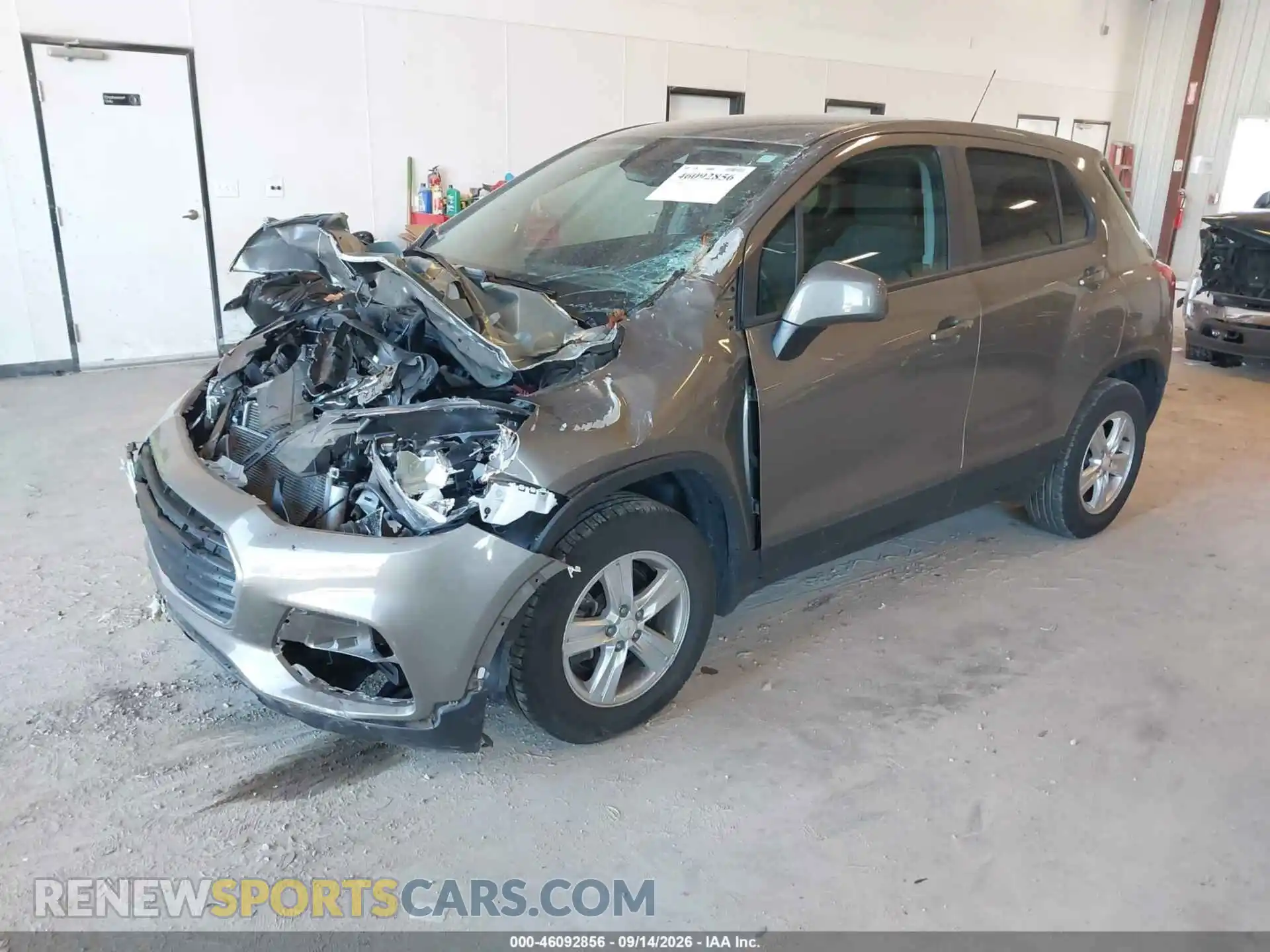 2 Photograph of a damaged car KL7CJNSB2MB359282 CHEVROLET TRAX 2021