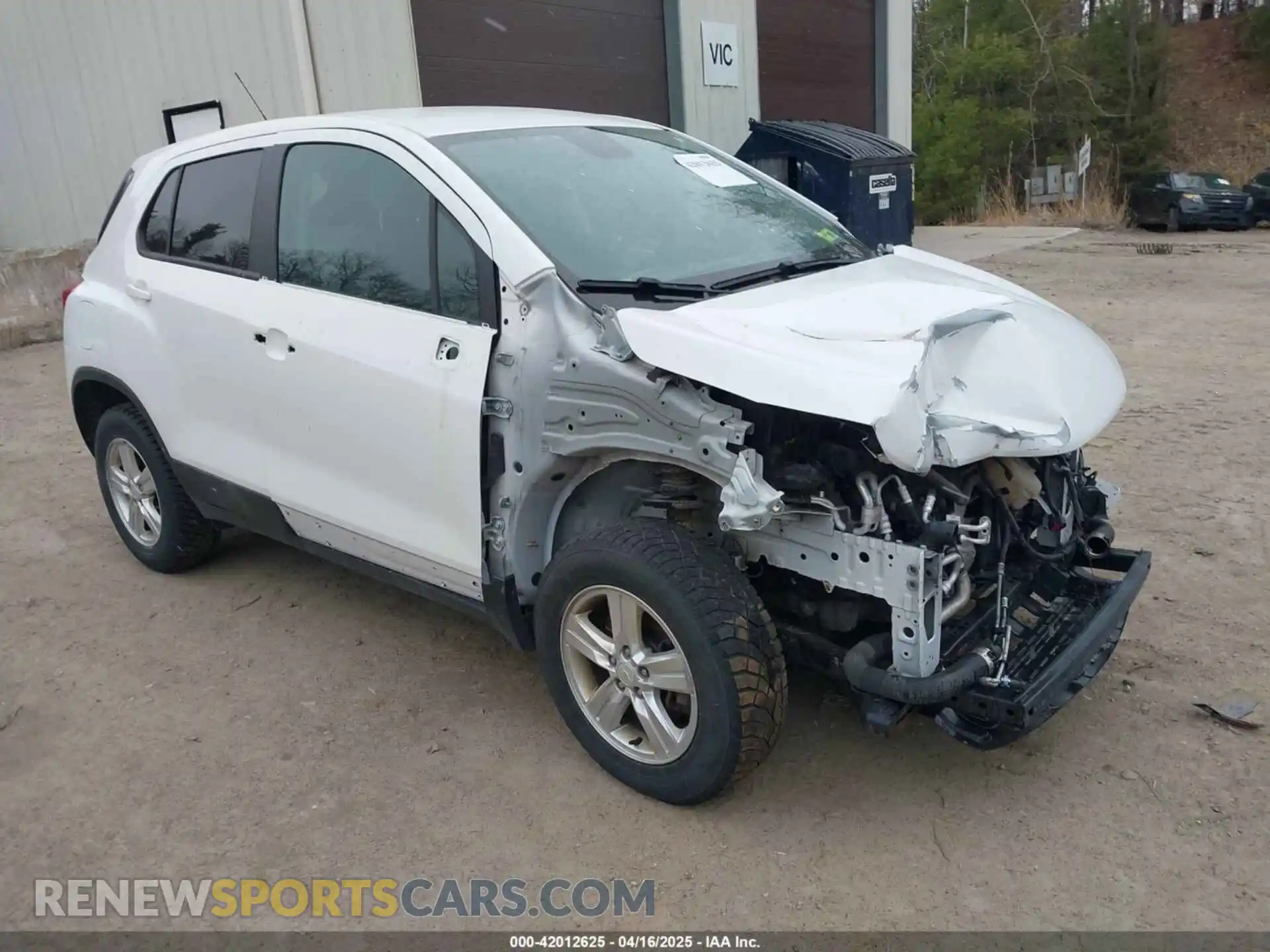 1 Photograph of a damaged car KL7CJNSB3MB304128 CHEVROLET TRAX 2021