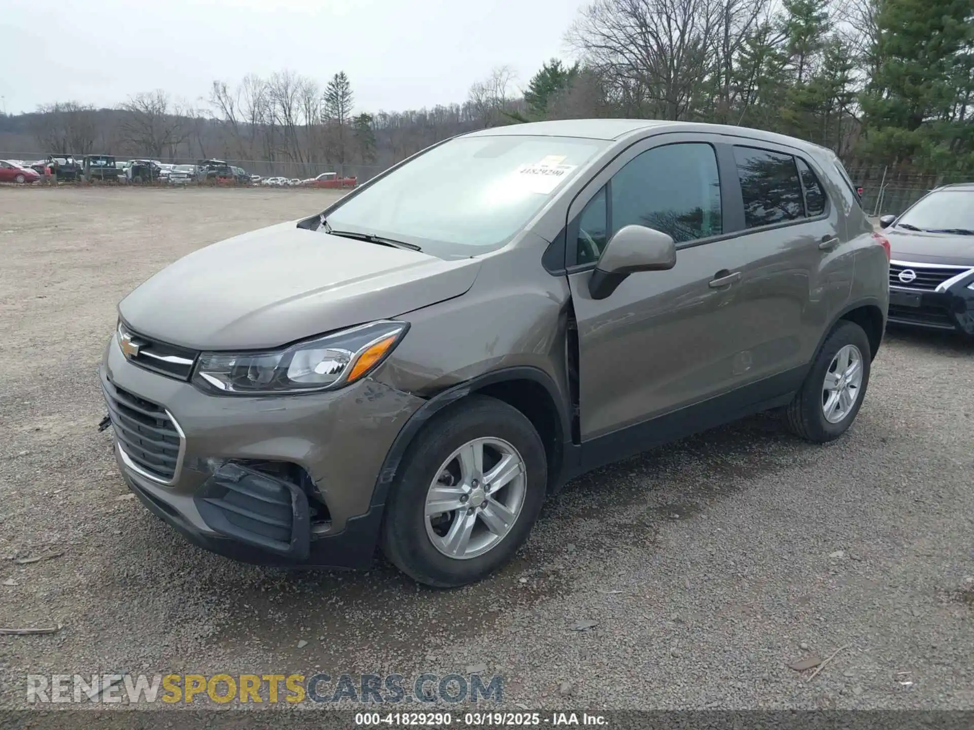 2 Photograph of a damaged car KL7CJNSB3MB360022 CHEVROLET TRAX 2021