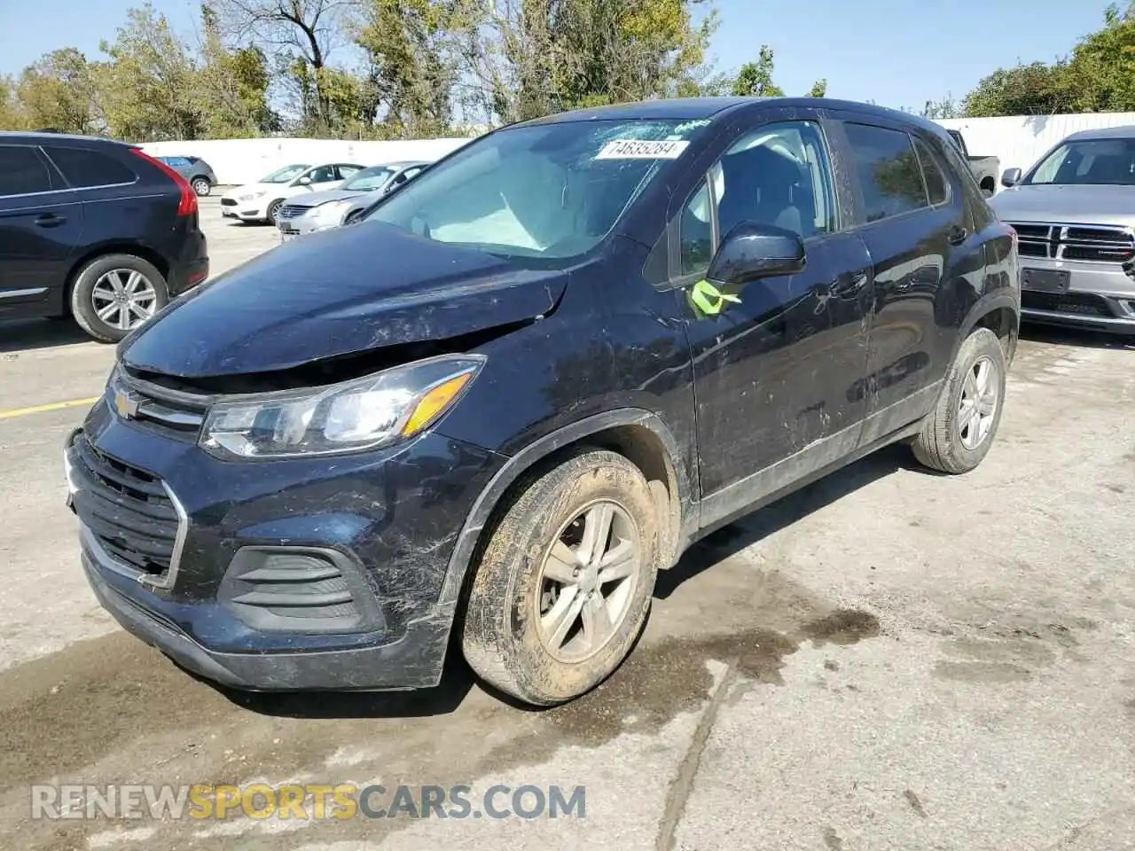 1 Photograph of a damaged car KL7CJNSB4MB350079 CHEVROLET TRAX 2021