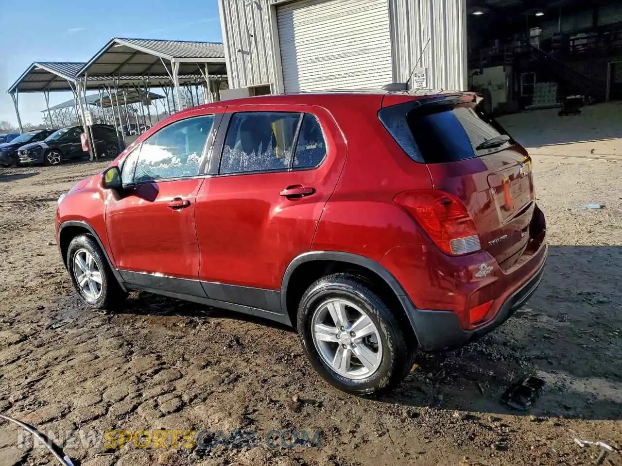 2 Photograph of a damaged car KL7CJNSB6MB353937 CHEVROLET TRAX 2021