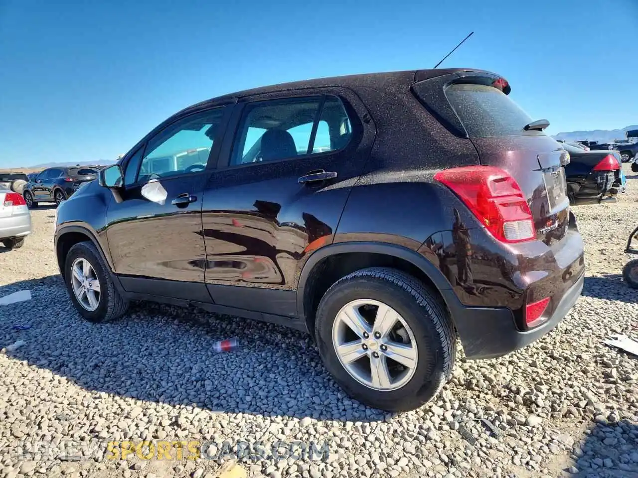 2 Photograph of a damaged car KL7CJNSB7MB332420 CHEVROLET TRAX 2021