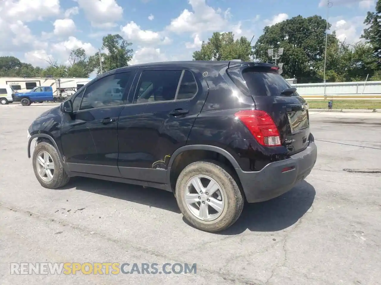 2 Photograph of a damaged car KL7CJNSB8MB350828 CHEVROLET TRAX 2021