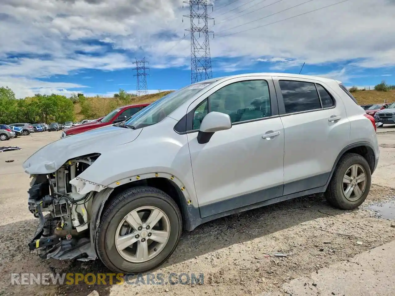 1 Photograph of a damaged car KL7CJNSB9MB306319 CHEVROLET TRAX 2021