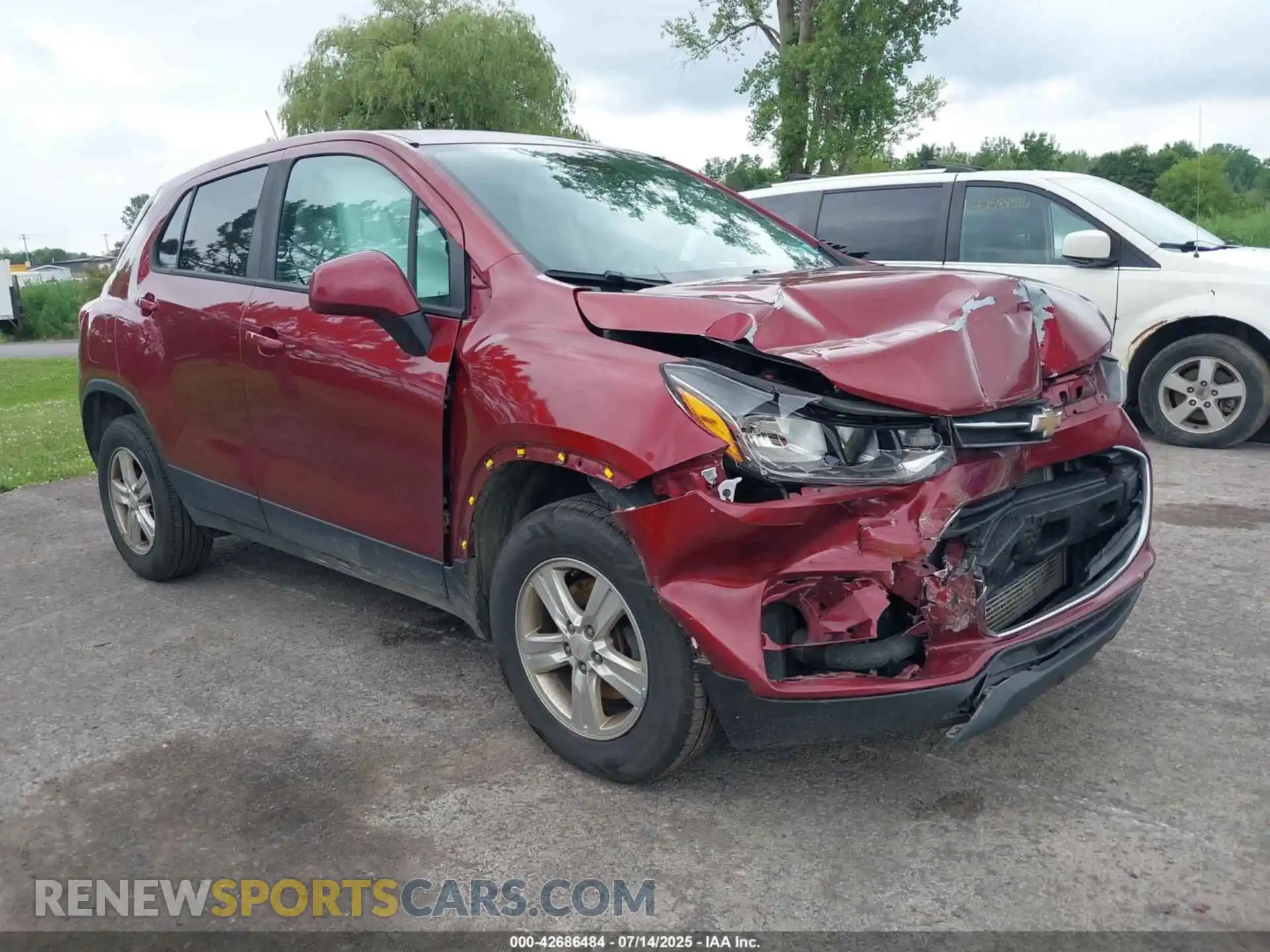 1 Photograph of a damaged car KL7CJNSB9MB314341 CHEVROLET TRAX 2021