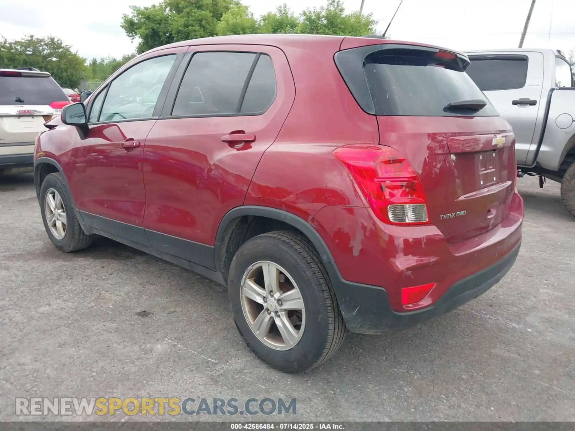 3 Photograph of a damaged car KL7CJNSB9MB314341 CHEVROLET TRAX 2021