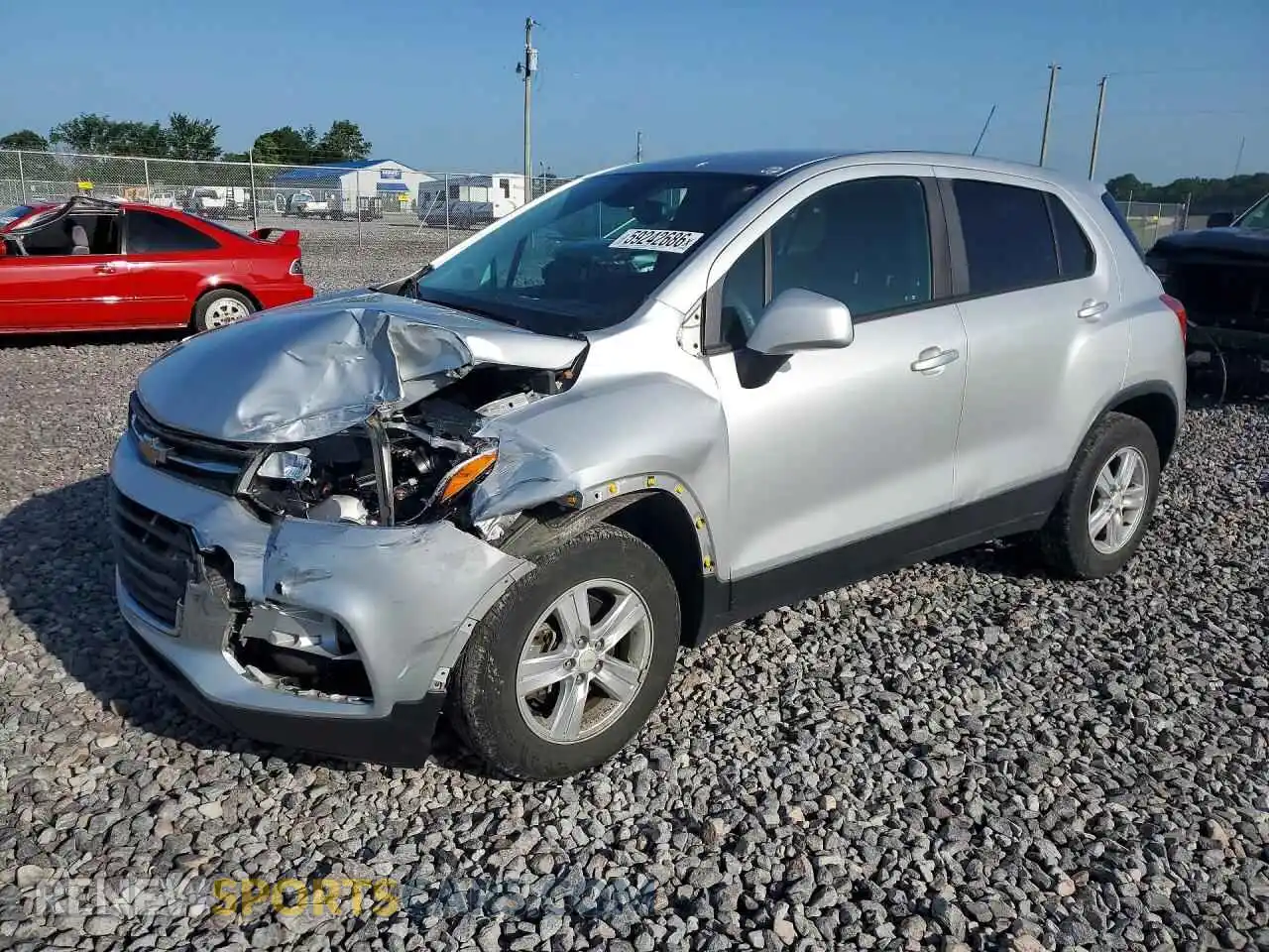 1 fotografías del automóvil dañado KL7CJNSBXMB302005 CHEVROLET TRAX 2021