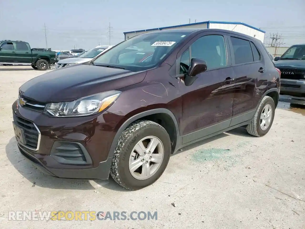 1 Photograph of a damaged car KL7CJNSBXMB348661 CHEVROLET TRAX 2021