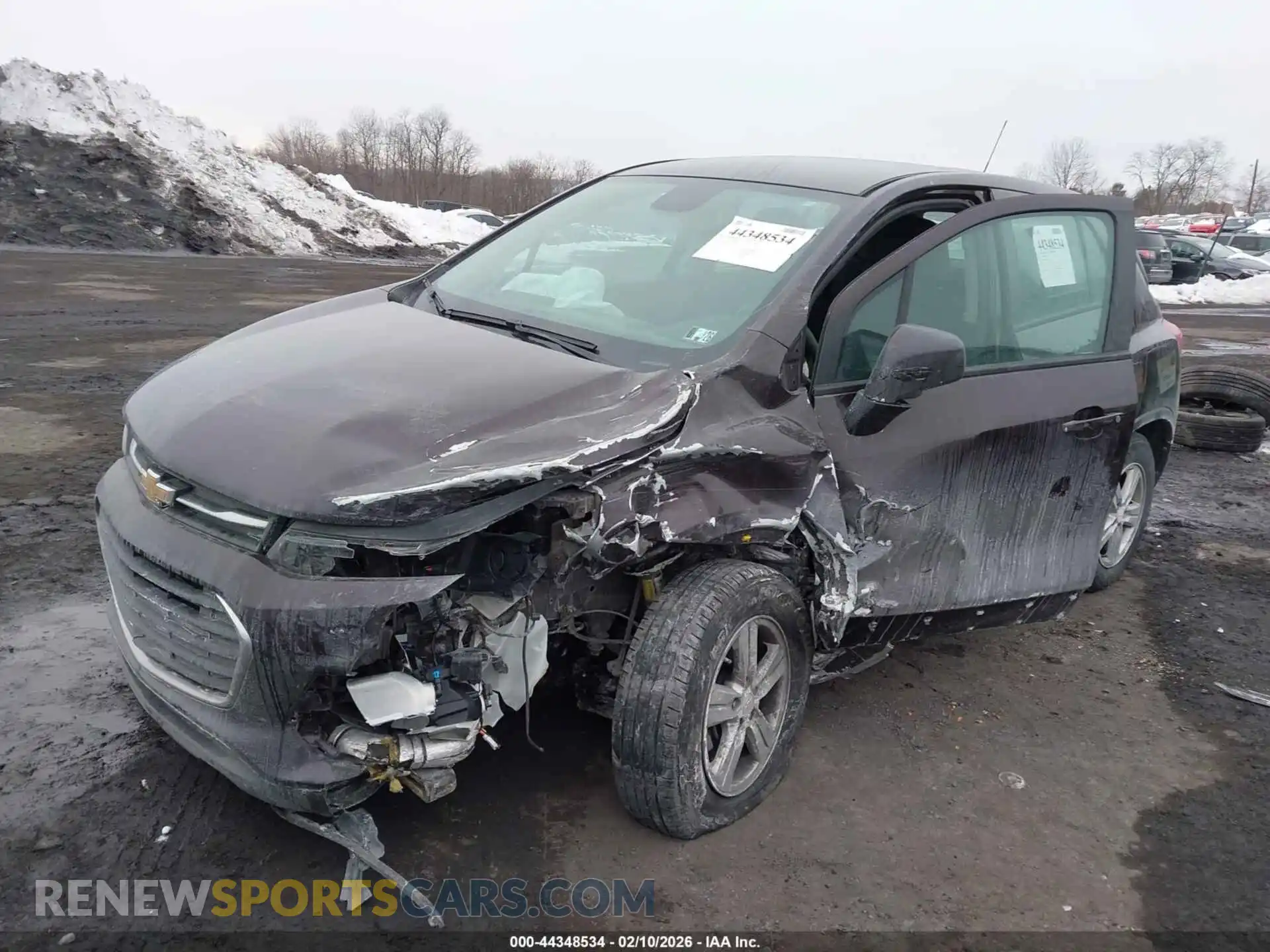 2 Photograph of a damaged car KL7CJNSM2MB376195 CHEVROLET TRAX 2021