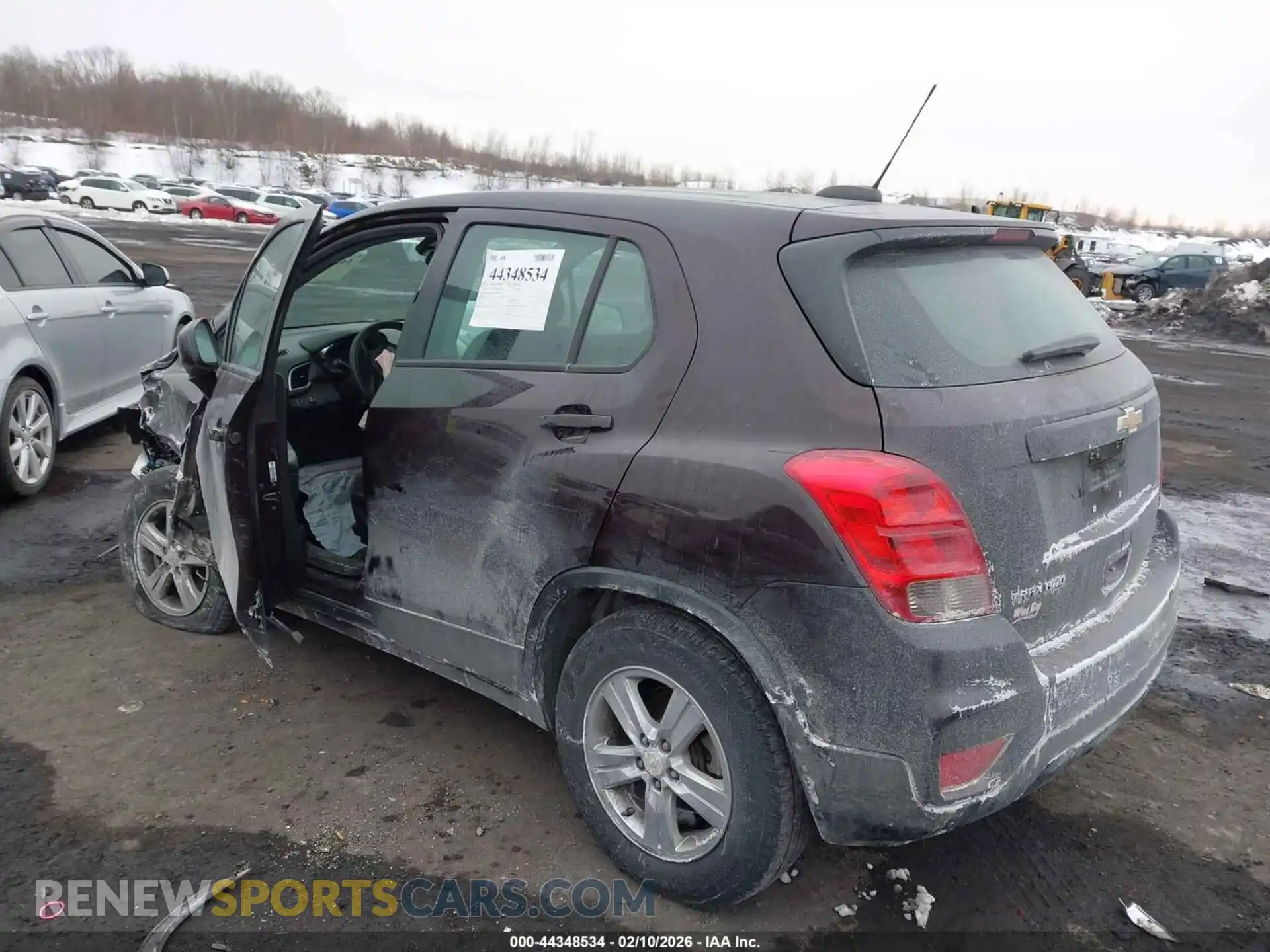 3 Photograph of a damaged car KL7CJNSM2MB376195 CHEVROLET TRAX 2021