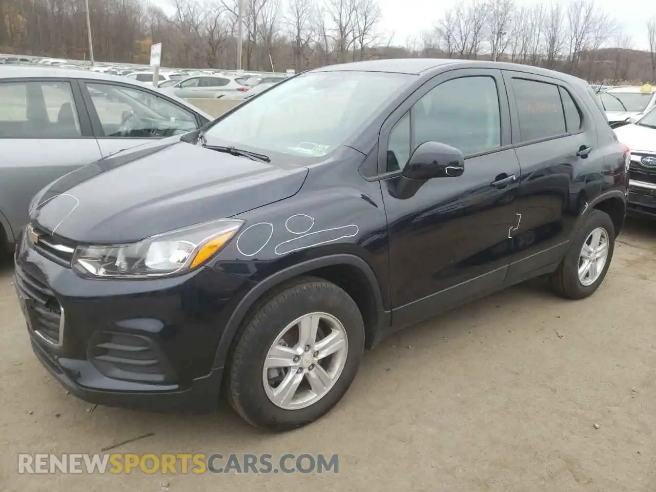 1 Photograph of a damaged car KL7CJNSM5MB361786 CHEVROLET TRAX 2021