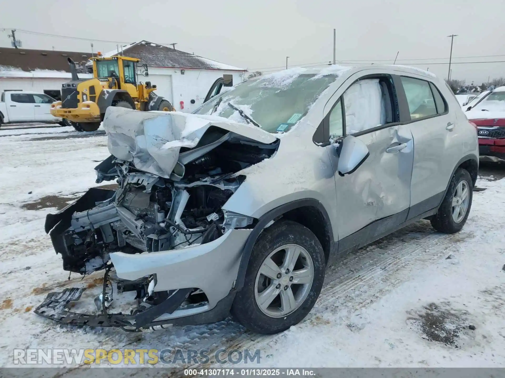 2 Photograph of a damaged car KL7CJNSM5MB362064 CHEVROLET TRAX 2021