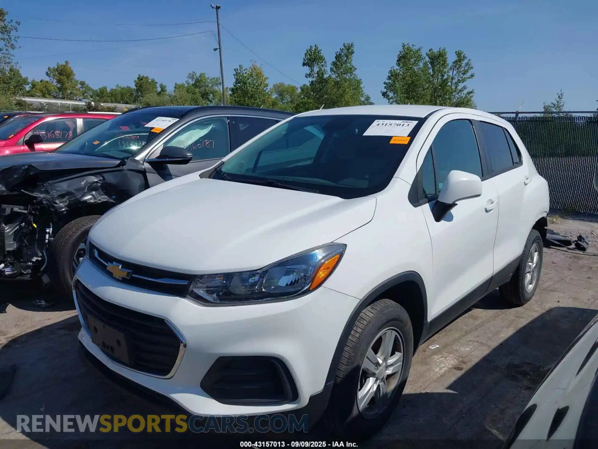 2 Фотография поврежденного автомобиля KL7CJNSMXMB361069 CHEVROLET TRAX 2021