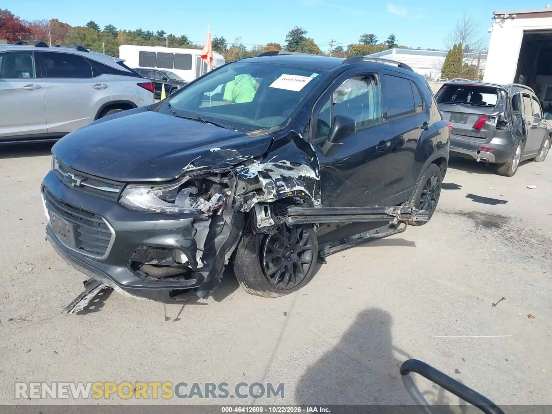 2 Photograph of a damaged car KL7CJPSB1MB309405 CHEVROLET TRAX 2021