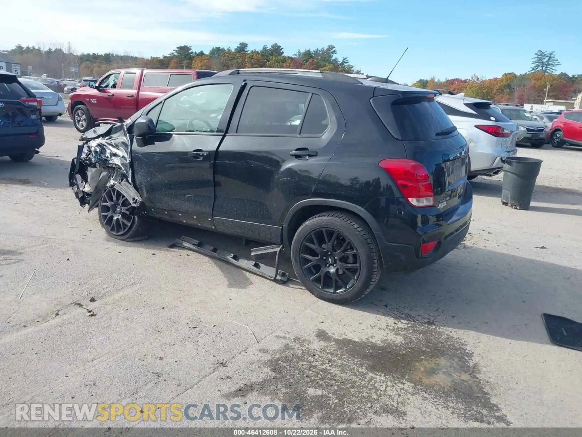 3 Photograph of a damaged car KL7CJPSB1MB309405 CHEVROLET TRAX 2021