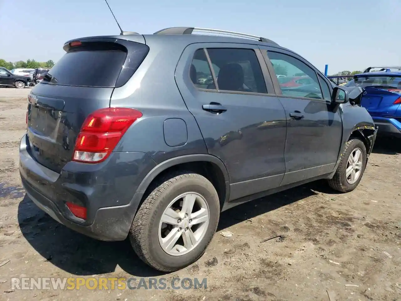 3 Photograph of a damaged car KL7CJPSB1MB313423 CHEVROLET TRAX 2021