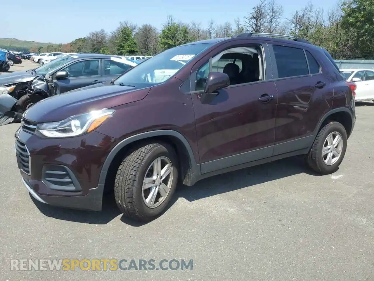 1 Photograph of a damaged car KL7CJPSB1MB333073 CHEVROLET TRAX 2021