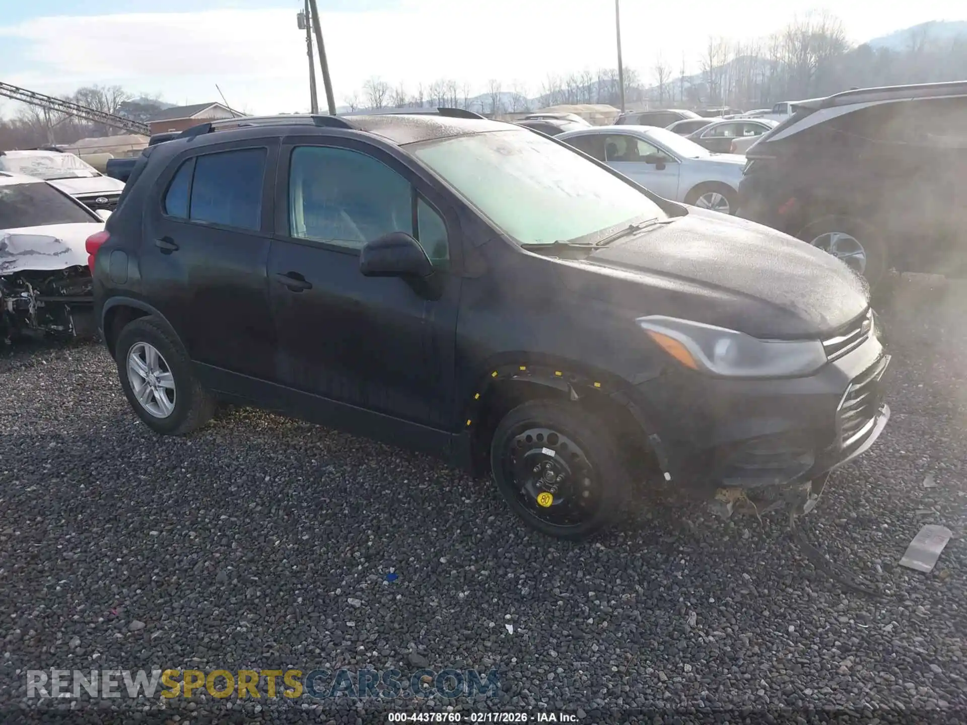 1 Photograph of a damaged car KL7CJPSB2MB322017 CHEVROLET TRAX 2021