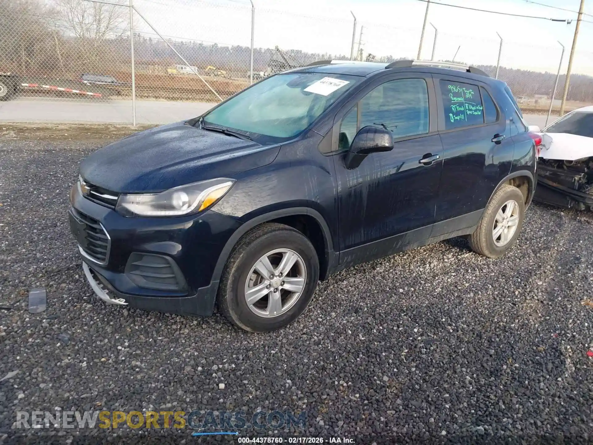 2 Photograph of a damaged car KL7CJPSB2MB322017 CHEVROLET TRAX 2021