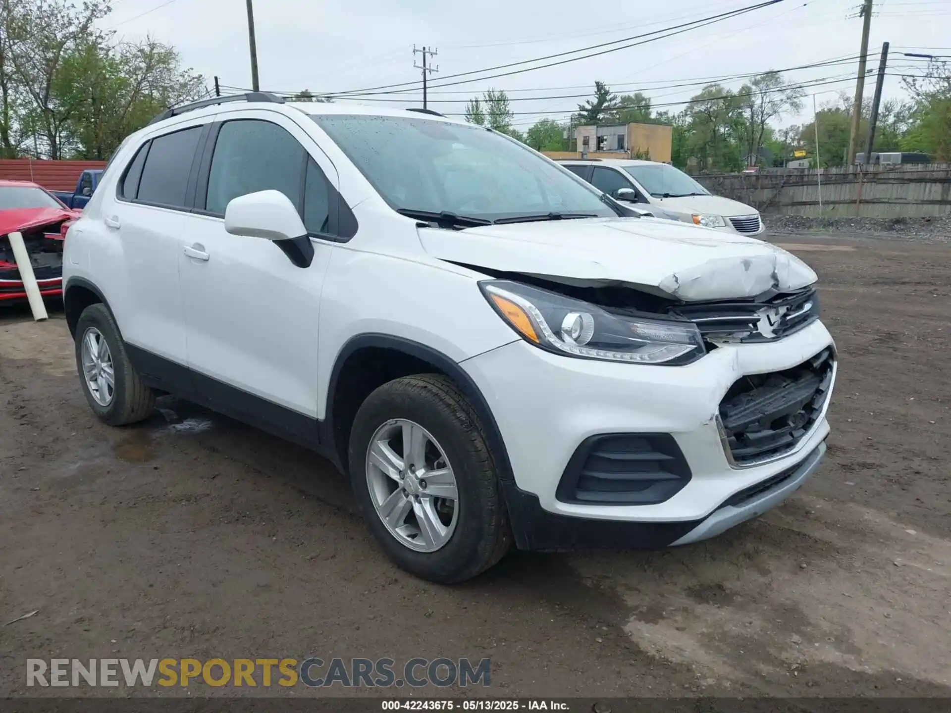 1 fotografías del automóvil dañado KL7CJPSB2MB358581 CHEVROLET TRAX 2021